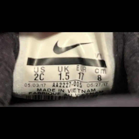 Nike Presto Fly Black Slip On Athletic Walking Sneakers Toddler Kids Size 2C - Picture 11 of 12